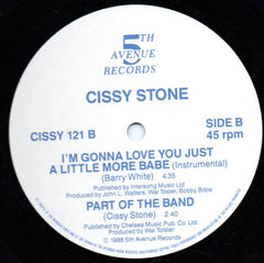 Cissy Stone : I'm Gonna Love You Just A Little Bit More Babe (12")