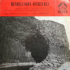 Mendelssohn* - Vienna Philharmonic Orchestra* - Carl Schuricht : Mendelssohn Overtures (LP, Mono)
