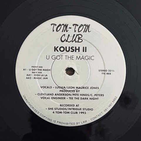 Koush (3) : U Got The Magic (12")