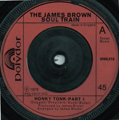 The James Brown Soul Train : Honky Tonk (7", Inj)