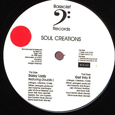 Soul Creation : Saxxy Lady (12")