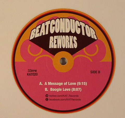 Beatconductor : Reworks (10", Unofficial, Whi)