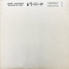 Janet Jackson : Because Of Love (12", Promo)