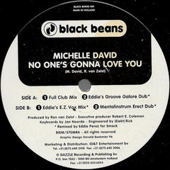 Michelle David : No One's Gonna Love You (12")