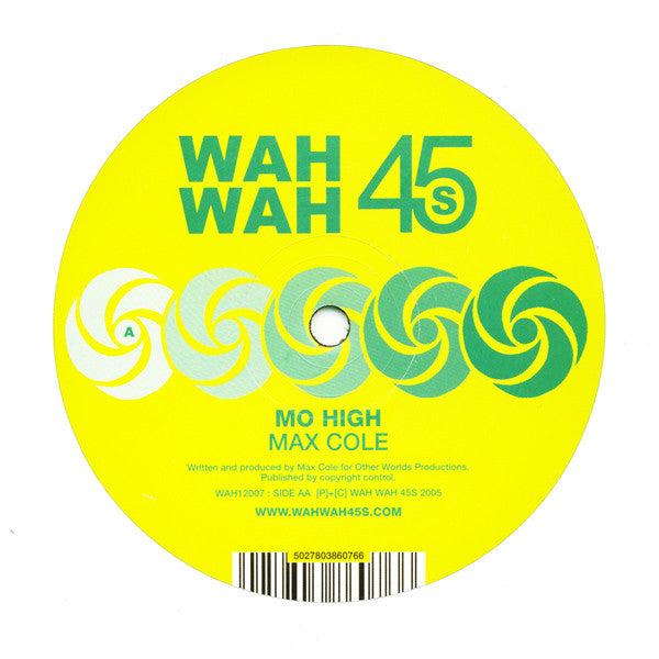 Max Cole : Mo High (12")