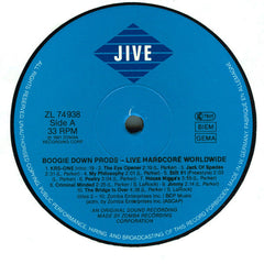 Boogie Down Productions : Live Hardcore Worldwide (LP, Album)