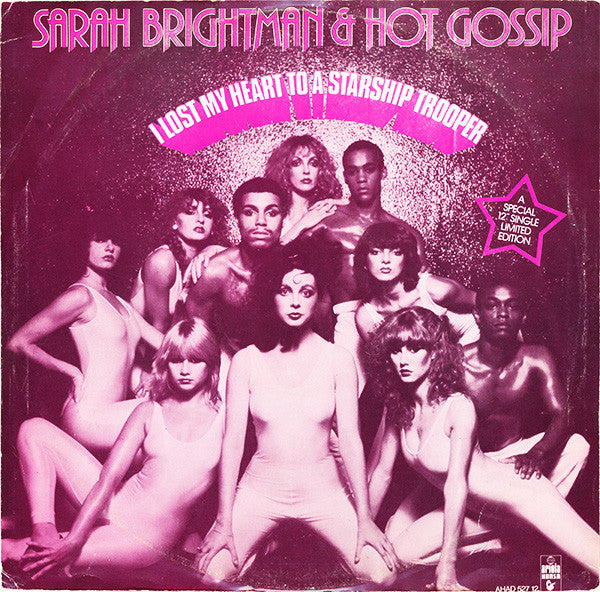 Sarah Brightman & Hot Gossip : I Lost My Heart To A Starship Trooper (12", Single, Ltd)