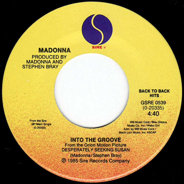Madonna : Into The Groove / Dress You Up (7")