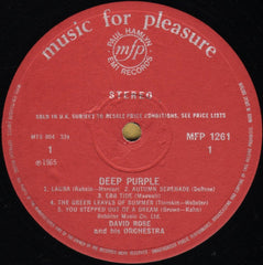 David Rose & His Orchestra : Deep Purple (LP, RE)