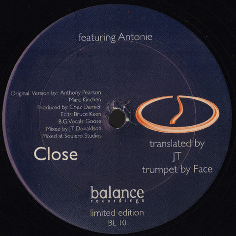 Chez Damier Featuring Anthony Pearson : Close (12", Ltd)