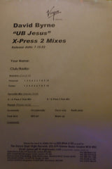 David Byrne : U.B. Jesus (12")