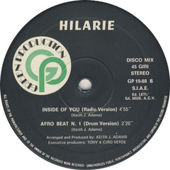 Hilarie : Inside Of You (12")