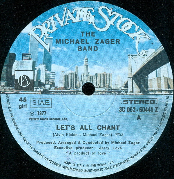 The Michael Zager Band : Let's All Chant / Love Express (12")