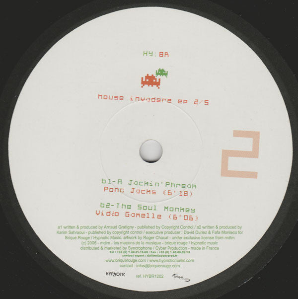 Various : House Invaderz EP 2/5 (12", EP)