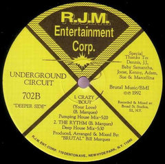 Underground Circuit : I Want You (12")
