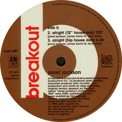 Janet Jackson : Come Back To Me / Alright (12", Single)