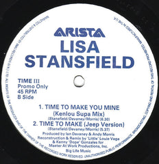 Lisa Stansfield : Time To Make You Mine (12", Promo)