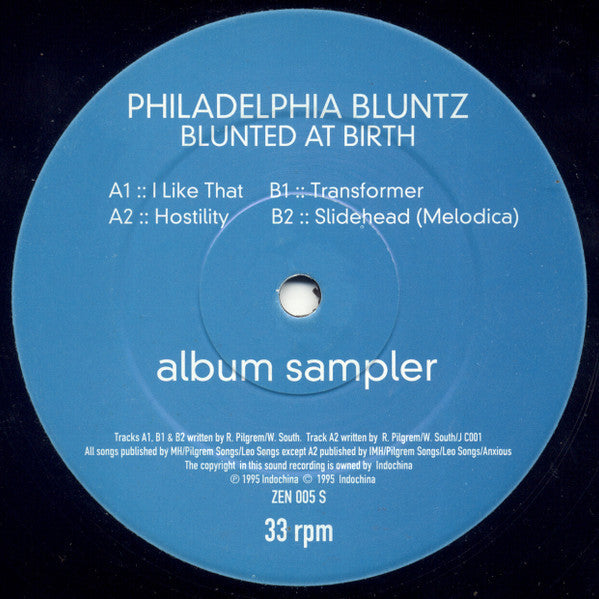 Philadelphia Bluntz : Blunted At Birth (Album Sampler) (12", Smplr)