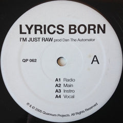 Lyrics Born : I'm Just Raw (12")