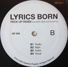 Lyrics Born : I'm Just Raw (12")