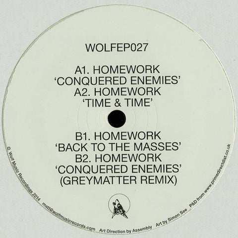 Homework (4) : Conquered Enemies (12", EP)