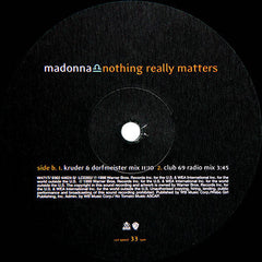 Madonna : Nothing Really Matters (12")