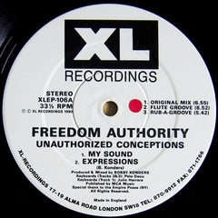 Freedom Authority : Unauthorized Conceptions (12", EP)