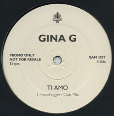 Gina G : Ti Amo (12", Promo)