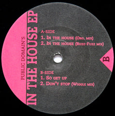 Public Domain (2) : In The House EP (12", EP)