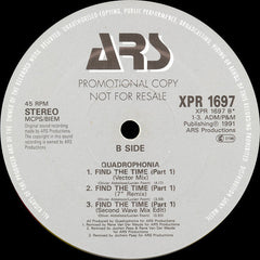 Quadrophonia : Find The Time (Part 1) (12", Promo)