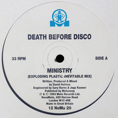 Death Before Disco / Scubadevils : Ministry / Celestial Symphony (12")