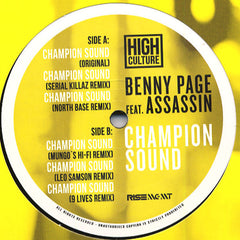 Benny Page Feat. Assassin : Champion Sound (12")