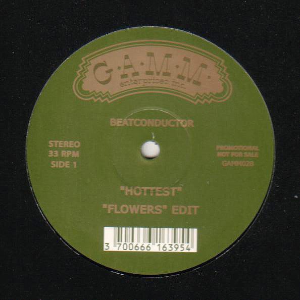 Beatconductor : Hottest (12", Promo)