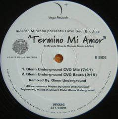Ricardo Miranda Presents Latin Soul Brothas : Termino Mi Amor (12")