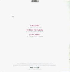 New Order : Subculture / State Of The Nation / I Told You So (12")
