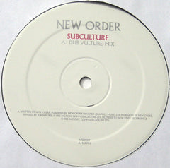New Order : Subculture / State Of The Nation / I Told You So (12")