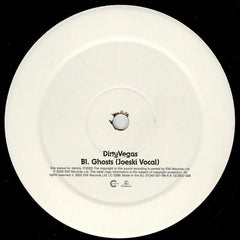 Dirty Vegas : Ghosts (12", Single)