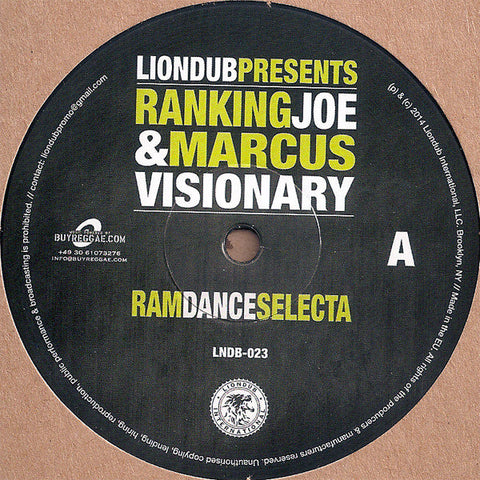 Ranking Joe & Marcus Visionary : Ram Dance Selecta / Jungle General (12")