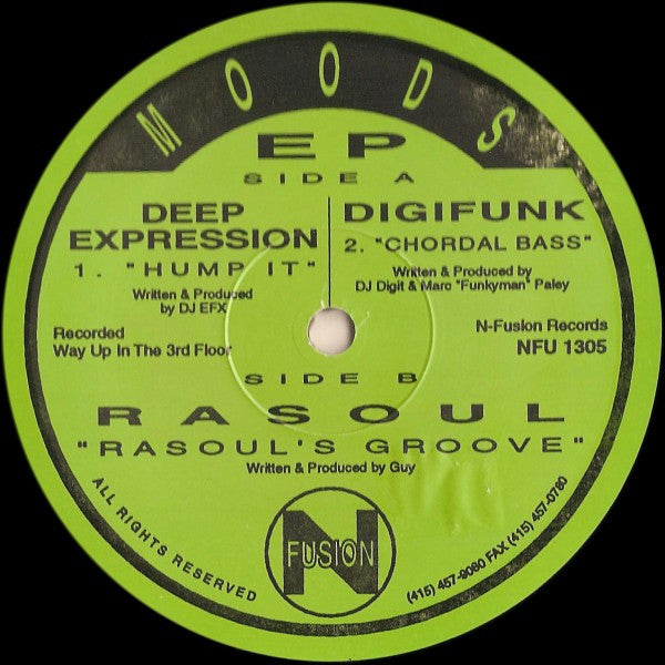 Various : Moods EP (12", EP)