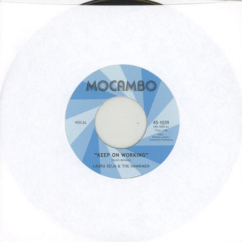 Laura Seija & The Hawkmen : Keep On Working / Don't Judge A Book By Its Cover (7", Single)