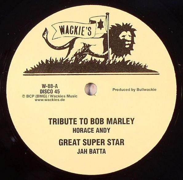 Horace Andy : Tribute To Bob Marley (12", RE)