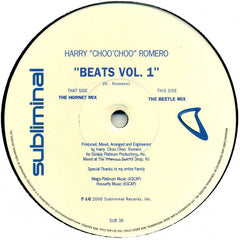 Harry "Choo Choo" Romero : Beats Vol. 1 (12")