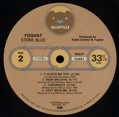 Foghat : Stone Blue (LP, Album, RE)
