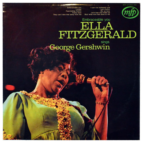 Ella Fitzgerald : Ella Fitzgerald Sings "Embraceable You" And Other George Gershwin Favourites (LP, Comp)
