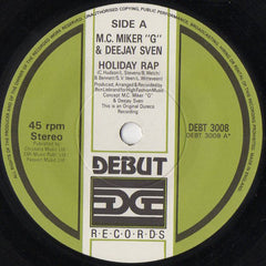 MC Miker G. & DJ Sven : Holiday Rap (7", Single, Sol)