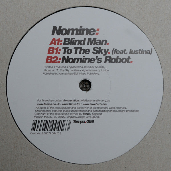 Nomine : Blind Man (12")