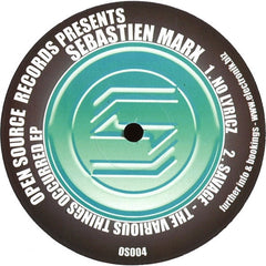 Sebastien Marx / Sunil Sharpe : The Various Things Occurred EP (12", EP)
