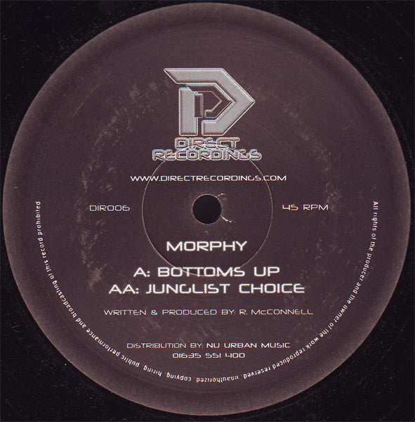Morphy : Bottoms Up / Junglist Choice (12")