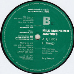 Mild Mannered Janitors : Q Babs / Gingo (12")