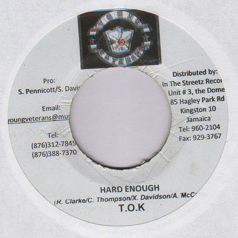 T.O.K. : Hard Enough (7", M/Print)